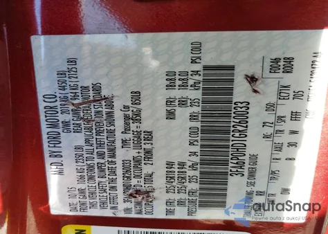 2016 Ford Fusion Se z USA, uszkodzony, nr VIN 3FA6P0HD1GR260033